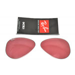 LENTI RICAMBIO - REPLACEMENTS LENS AVIATOR RAY-BAN RB 3025 55 ROSA PINK