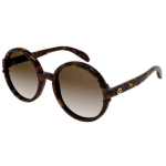 Gucci GG1067S Col.002 havana havana brown Cal.58 New Occhiali da Sole-Sunglasses