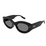 Alexander McQueen MQ 0324 S Col.001 Cal.55 New Occhiali da Sole-Sunglasses