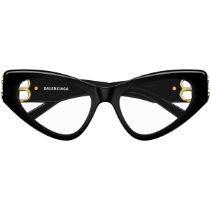 Balenciaga BB0313O Col.001 black black transpare Cal.54 New EYEGLASSES-EYEWEAR