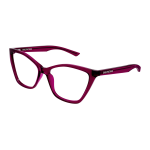 Balenciaga BB0405O Col.004 burgundy burgundy tra Cal.57 New EYEGLASSES-EYEWEAR