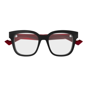 Gucci GG0958O Col.013 black red transparent Cal.52 New EYEGLASSES-EYEWEAR