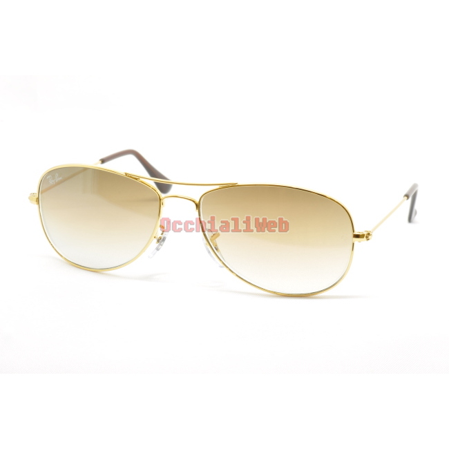 Ray-Ban RB 3362 COCKPIT Col.001/51 Cal.59 New Occhiali da Sole-Sunglasses