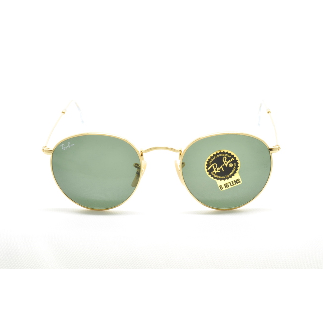 Ray-Ban RB 3447 ROUND METAL Col. 001 Cal. 47 New Occhiali da Sole/Sunglasses 