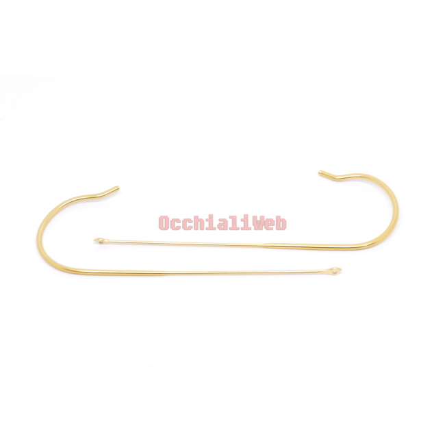 ASTE A RICCIO DI RICAMBIO/REPLACEMENT ARMS  RAY BAN AVIATOR RB 3030 ORO/GOLD