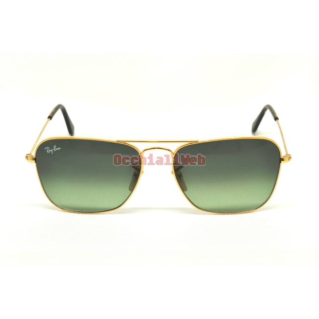 Ray-Ban RB 3136 CARAVAN Col.181/71 Cal.55 New Occhiali da Sole-Sunglasses