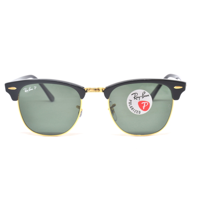 Ray-Ban 3016 CLUBMASTER POLARIZED Col.901/58 Cal.51 New Occhiali da Sole-Sunglasses