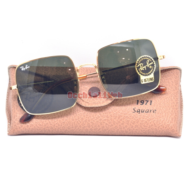 Ray-Ban RB 1971 SQUARE Col.9147/31 Cal.54 New SUNGLASSES