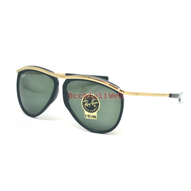 Ray-Ban RB 2219 OLYMPIAN AVIATOR Col.901/31 Cal.59 New Occhiali da Sole-Sunglasses