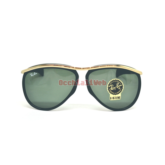 Ray-Ban RB 2219 OLYMPIAN AVIATOR Col.901/31 Cal.59 New Occhiali da Sole-Sunglasses