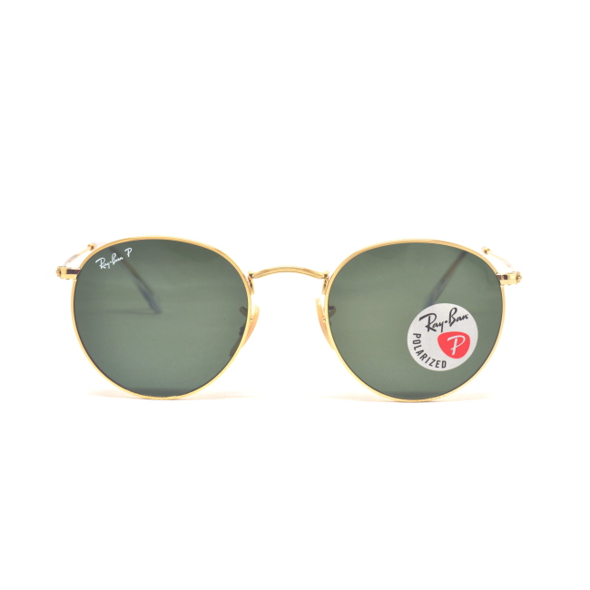 Ray-Ban RB 3447 ROUND Col.001/58 Cal.50 New SUNGLASSES