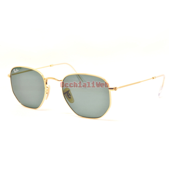 Ray-Ban RB 3548 N HEXAGONAL Col.001/R5 Cal.51 New SUNGLASSES