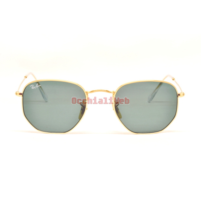 Ray-Ban RB 3548 N HEXAGONAL Col.001/R5 Cal.51 New SUNGLASSES
