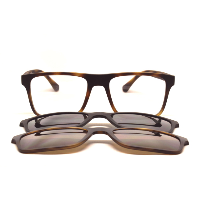Emporio Armani EA 4115 + CLIP Col.5802/1W Cal.54 New Occhiali da Sole-Sunglasses