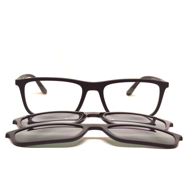 Emporio Armani EA 4160 + 2 CLIP Col.5042/1W Cal.55 New Occhiali da Sole-Sunglasses