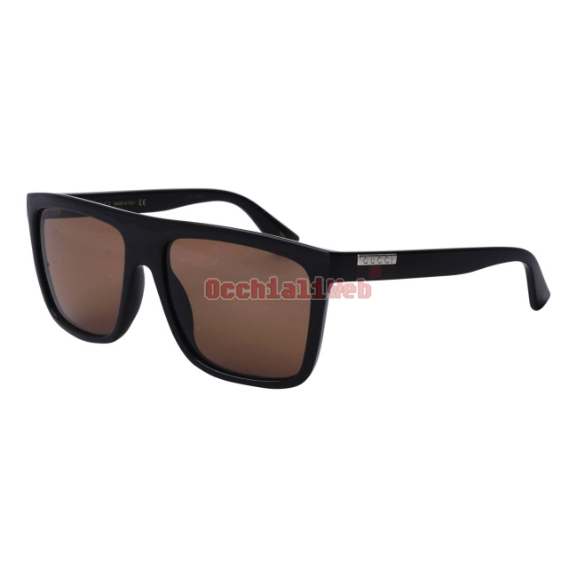 Gucci GG0748S Col.002 black black brown Cal.59 New SUNGLASSES