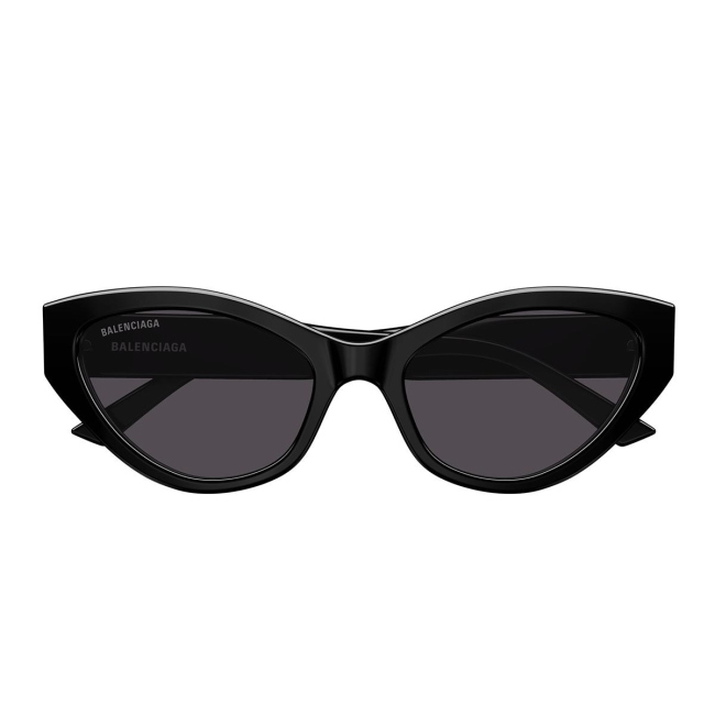Balenciaga BB0306S Col.001 black black grey Cal.57 New SUNGLASSES