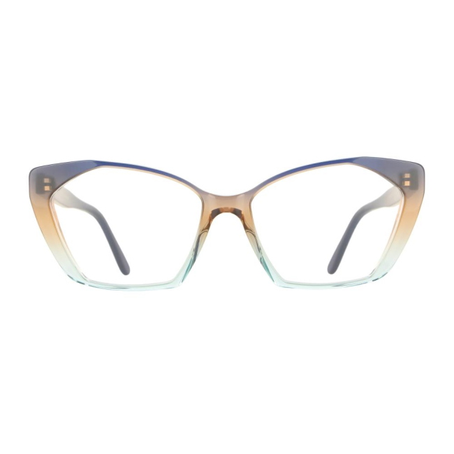 Vanni Eyewear V6812-A54 Col.blu marrone Cal.55 New EYEGLASSES-EYEWEAR