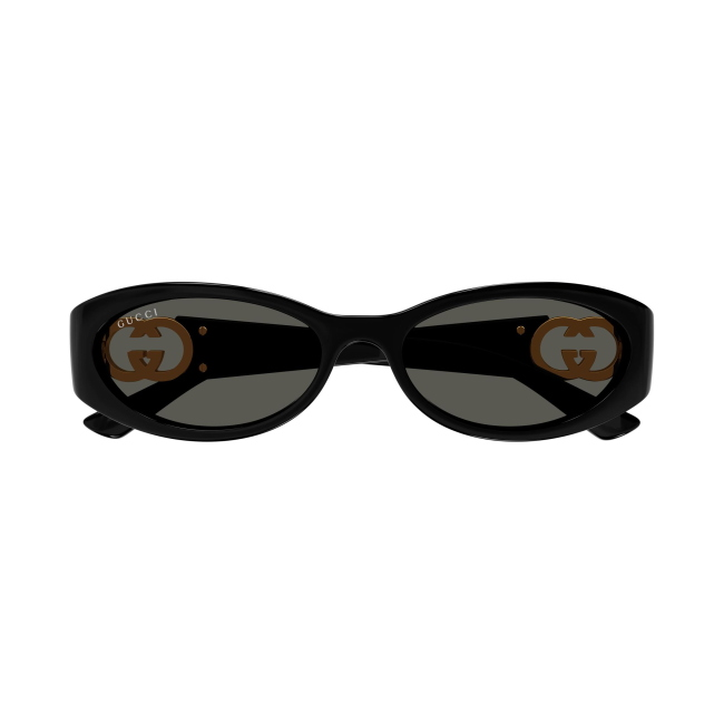 Gucci GG1660S Col.001 black black grey Cal.54 New SUNGLASSES