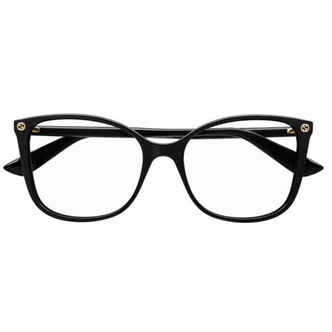 Gucci GG0026O Col.001 black black transpare Cal.53 New EYEGLASSES-EYEWEAR