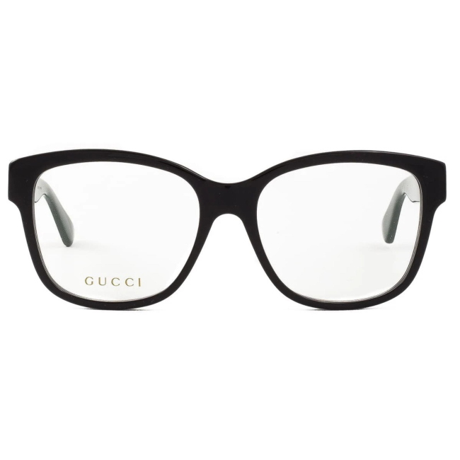 Gucci GG0038ON Col.011 black green transpare Cal.54 New EYEGLASSES-EYEWEAR