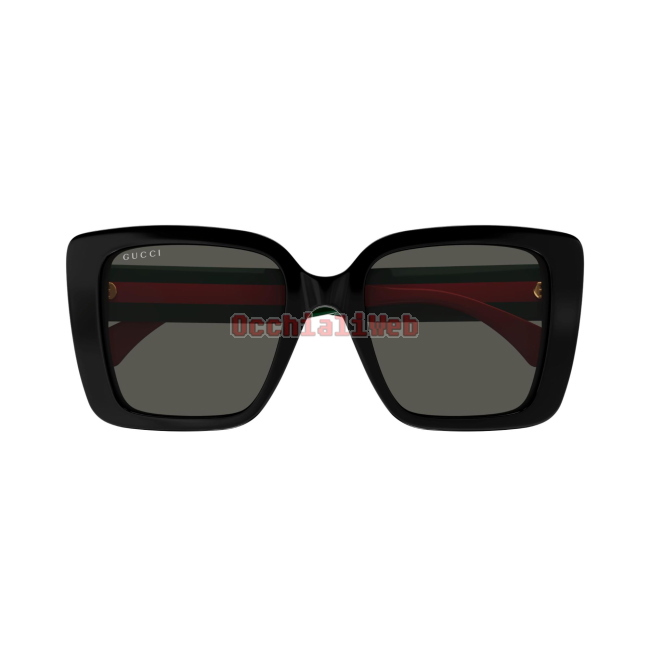 Gucci GG1861S Col.001 black green grey Cal.53 New SUNGLASSES