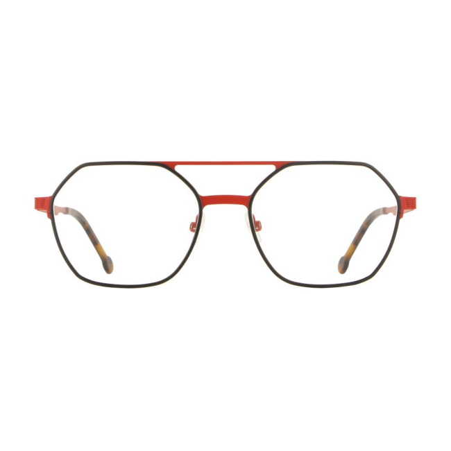 Vanni  Uomo V6354-C212 Col.nero/rosso Cal.54 New EYEGLASSES-EYEWEAR