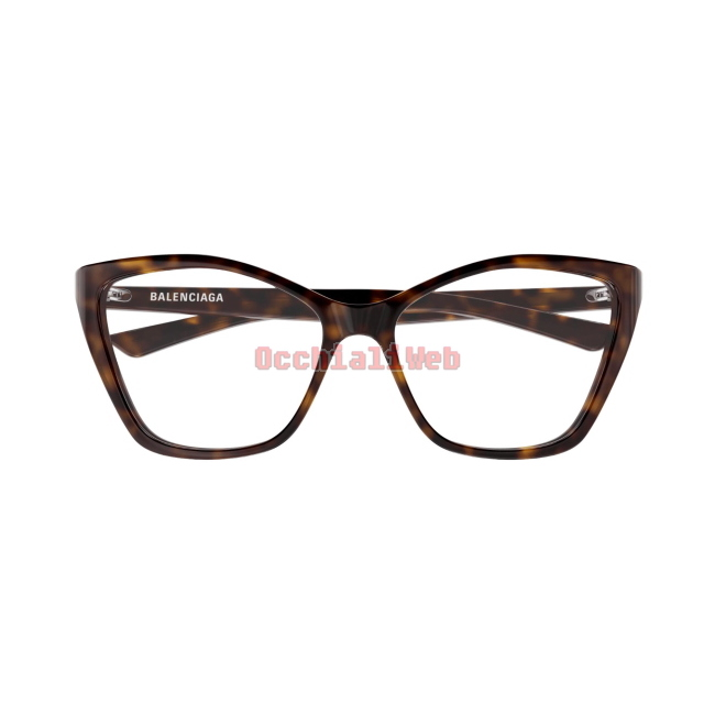 Balenciaga BB0405O Col.002 havana havana transpa Cal.57 New EYEGLASSES-EYEWEAR