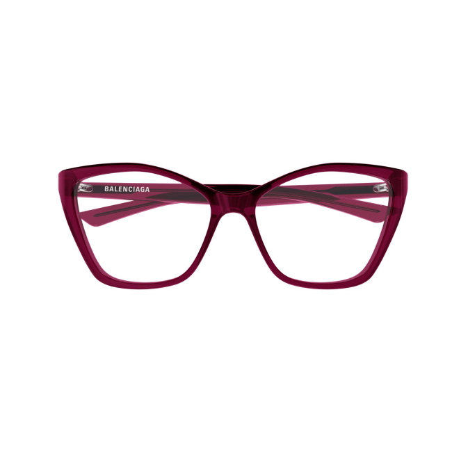 Balenciaga BB0405O Col.004 burgundy burgundy tra Cal.57 New EYEGLASSES-EYEWEAR