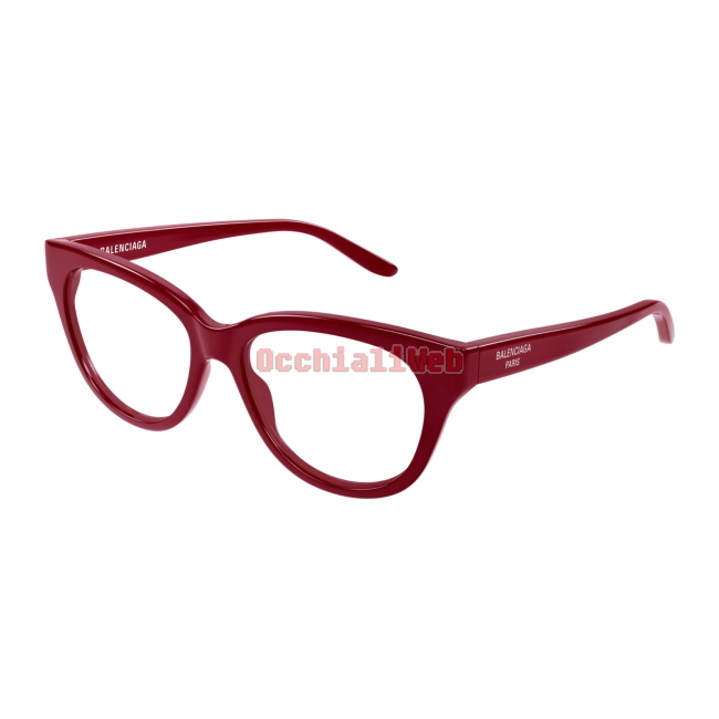 Balenciaga BB0441O Col.005 burgundy burgundy tra Cal.53 New EYEGLASSES-EYEWEAR