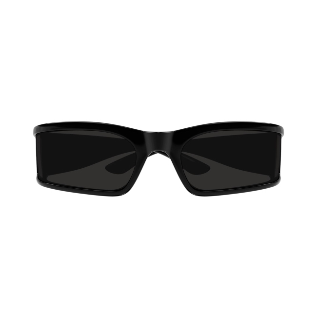 Balenciaga BB0458S Col.002 black black grey Cal.73 New SUNGLASSES