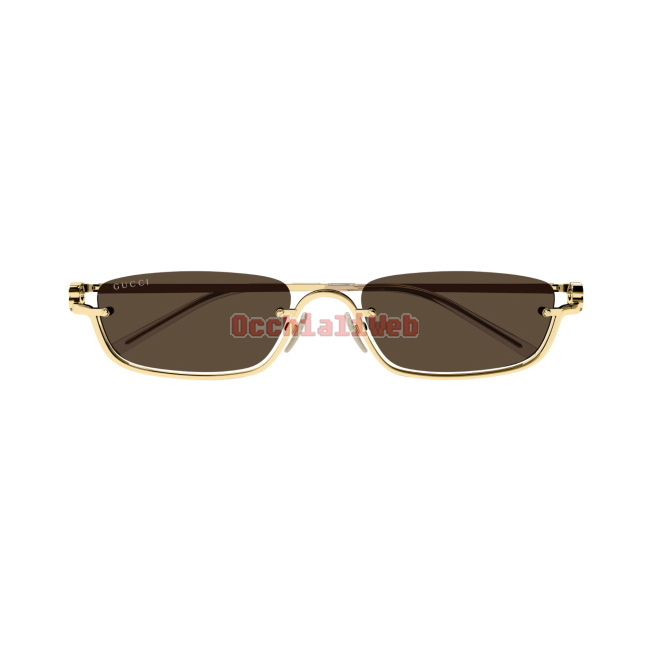 Gucci GG1278S Col.001 gold gold brown Cal.55 New SUNGLASSES