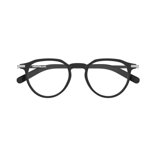 Montblanc MB0495O Col.002 black silver transpar Cal.49 New EYEGLASSES-EYEWEAR