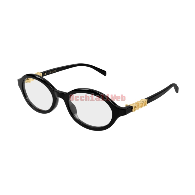 Gucci GG2153O Col.001 black black transpare Cal.51 New EYEGLASSES-EYEWEAR