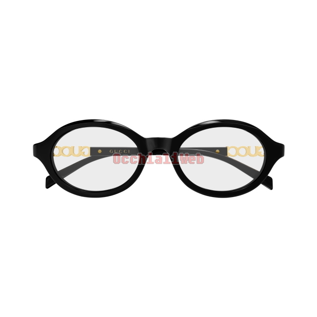 Gucci GG2153O Col.001 black black transpare Cal.51 New EYEGLASSES-EYEWEAR
